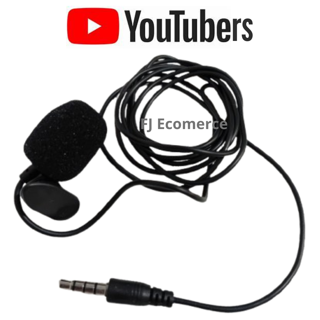 Microfone De Lapela Profissional Alta Qualidade Computador Youtuber Câmera