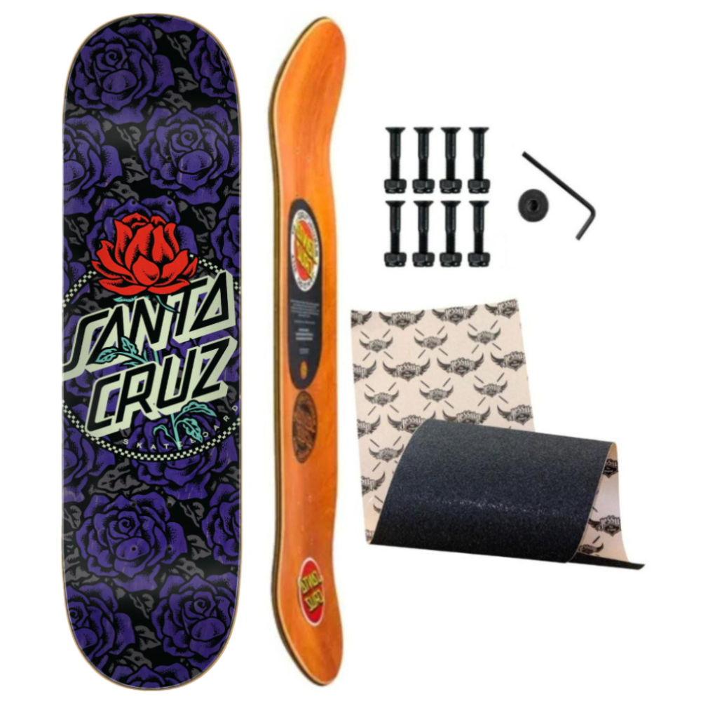 Shape Santa Cruz Powerlyte 8.37 + Lixa Jessup Emborrachada
