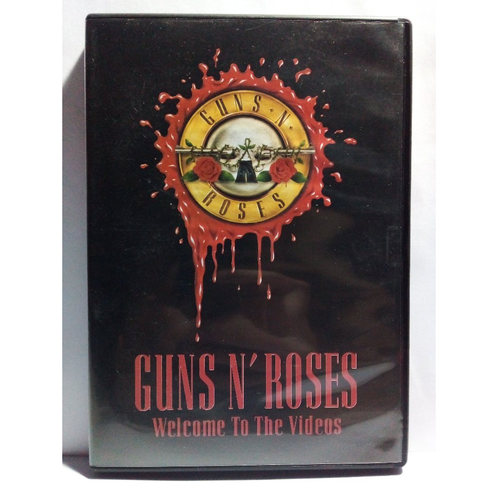 Dvd Guns N' Roses - Welcome To The Videos - Capa Com Avarias