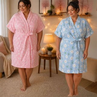Roupão Atoalhado de Banho Plus Size XXG Unissex.