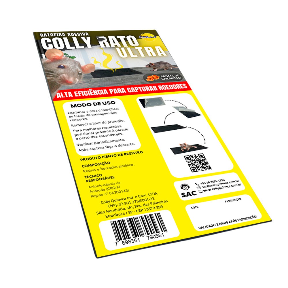 Kit 2 Placa Adesiva Flexível Colly – Uso Doméstico