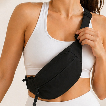 Bolsa Trendy Crossbody Unissex Pochete de Cintura Esportiva – Grande Capacidade
