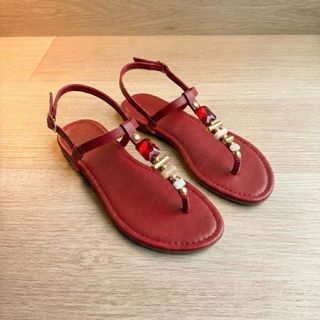 Rasteirinha Feminina Promoção Dia Das Mães Detalhe Pedraria Delicada Solado Flat Macio Envio Rápido Original