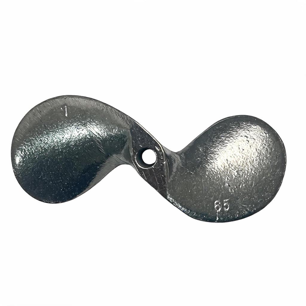 Hélice Aluminio 2 Pás Rabeta Náutica 5,5/6,5/7,0 Hp Motor