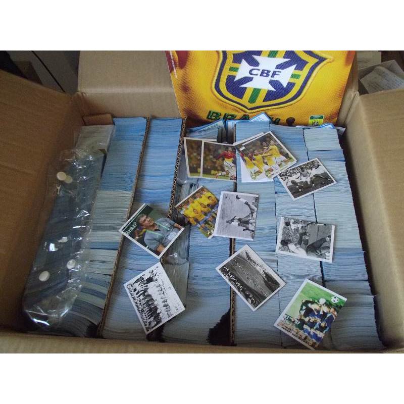 Album completo capa cartão  Brasil de Todas as copas com todas figurinhas para colar + 1 envelope lacrado