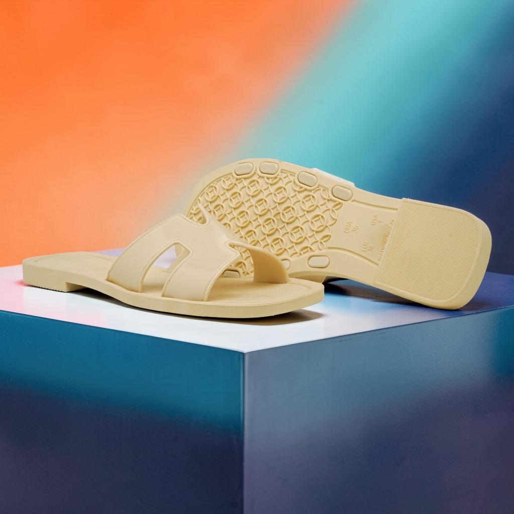 Chinelo H Feminino Slide Leve e Fácil de Limpar em Micro Expandido - Achadinhos da Raq