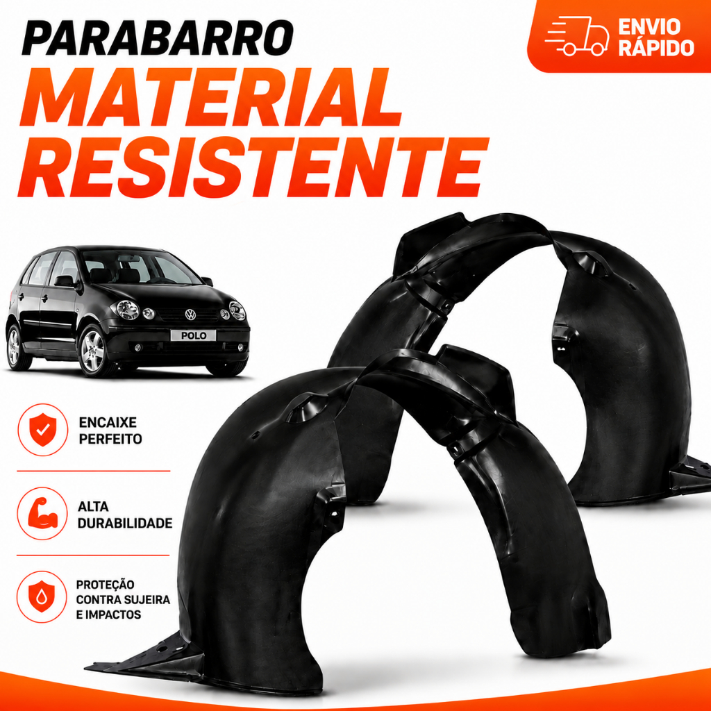 Parabarro Volkswagen Polo 2003 A 2014 Dianteiro