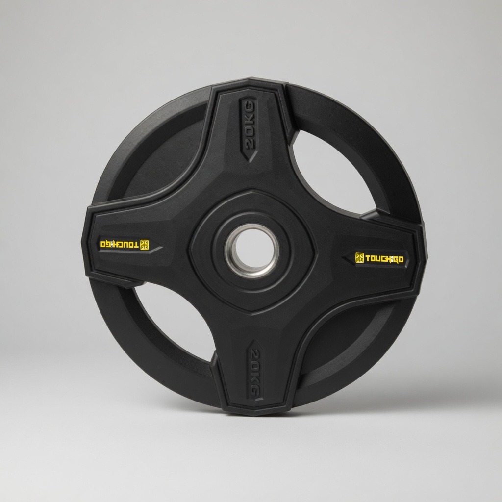 Anilha Sports Vulcanizada 20Kg Para Casa e Academia Peso - (1 Unidade) Touch And Go