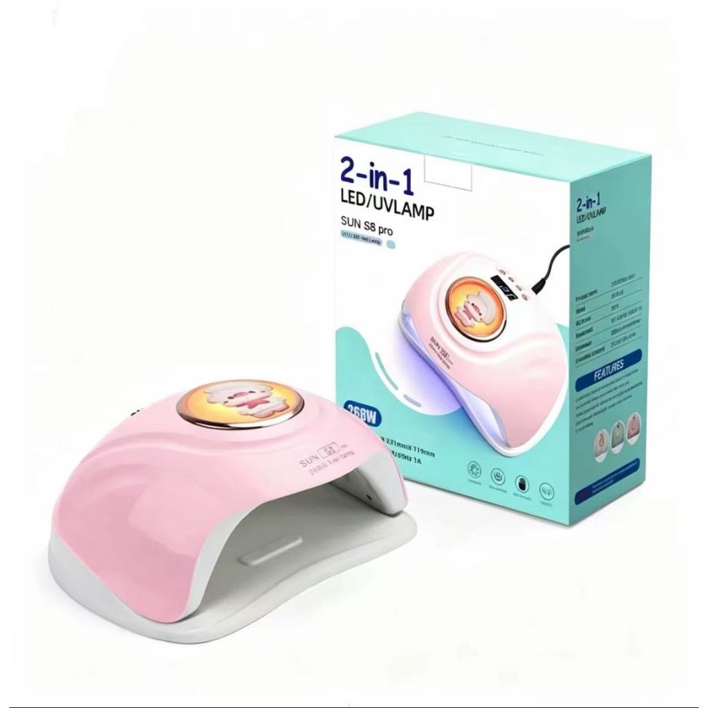 Cabine Sun S8 Pro 268W UV/LED Profissional Para Unhas Gel E Acrigel Bivolt