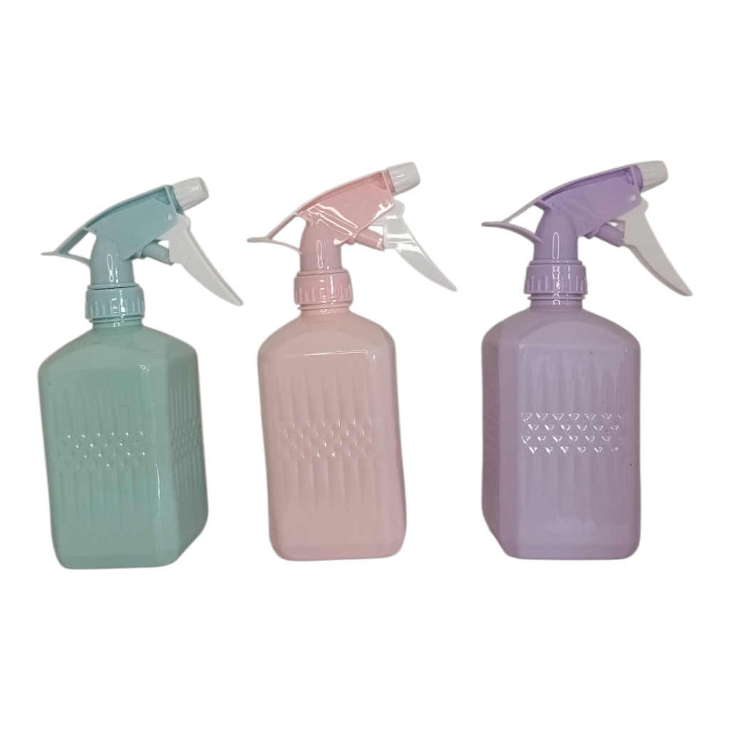 Kit 3 Borrifadores Pulverizador Spray Agua Limpeza Jato fino ou névoa ajustável gatilho macio Super Resistente