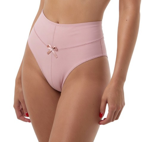 Kit 3 Calçola Cotton Cintura Alta Algodão Senhoras Gestante Pos Parto Confortavel