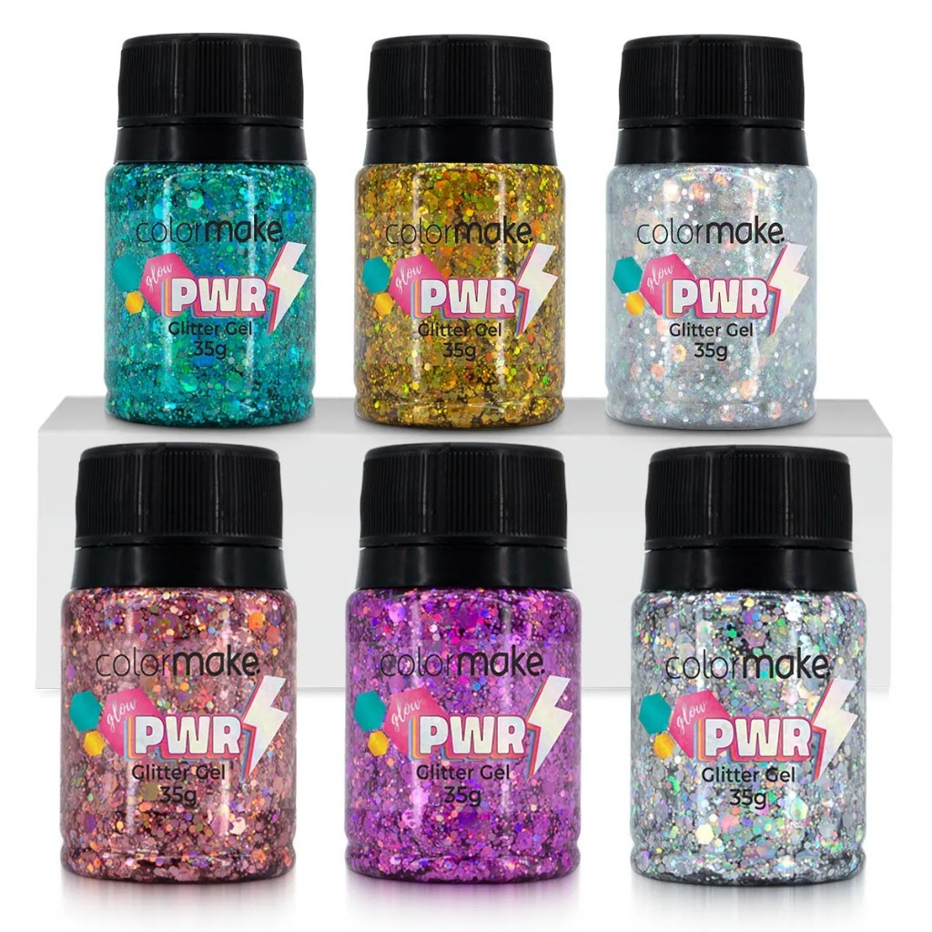 Glitter Gel Glow Power 35G - Colormake