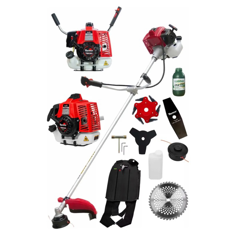 Roçadeira Aparador Toyama 63.3cc Profissional 3.5hp + Brinde