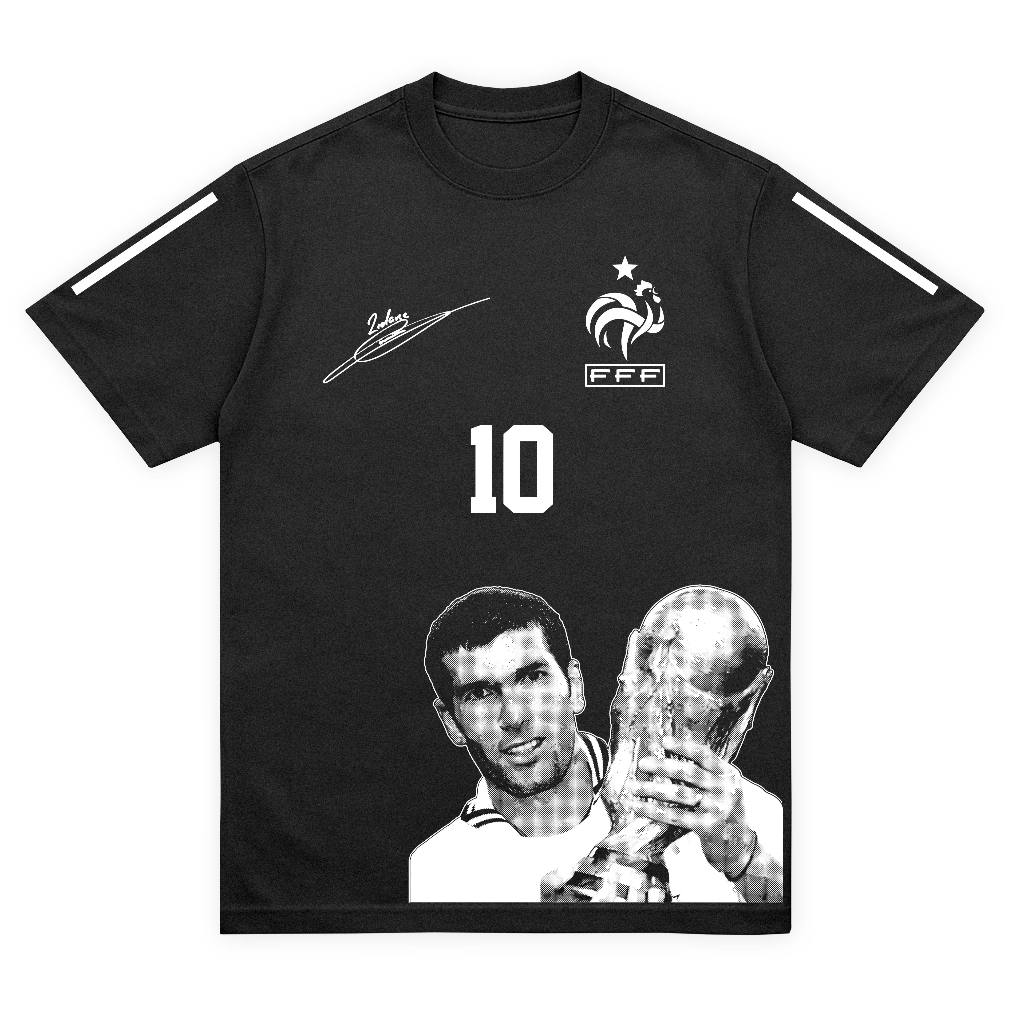 Camiseta Streetwear T-shirt Estampa Craque Jogador Historico Zidane Infantil Adulto e Plus Size Nova