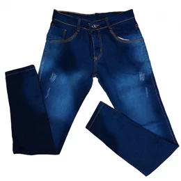 Calça Jeans Masculina Premium Skinny Slim Elastano Lycra