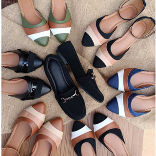 Kit2Pares Sapatilha Feminino Mocassim + Sapatilha Confortável Elegante Tendência