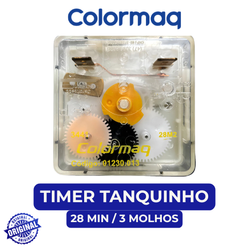 Colormaq timer para tanquinho 3441 28 minutos 3 molhos