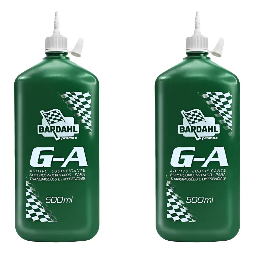 Aditivo Óleo Diferencial Câmbio Bardahl G-A GA Kit 2x 500ml Proteção e Lubrificação