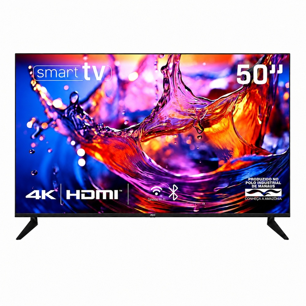 Smart Tv Hq 50” 4K Bordas Ultrafinas Sistema Smart Design Slim - Hqs50nkhm — R$ 1.922,83 em Shopee