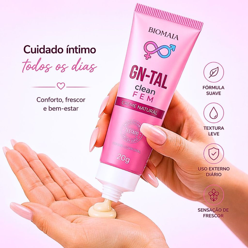 Creme INTIMO Feminino GN-TAL CLEAN para higiene e conforto