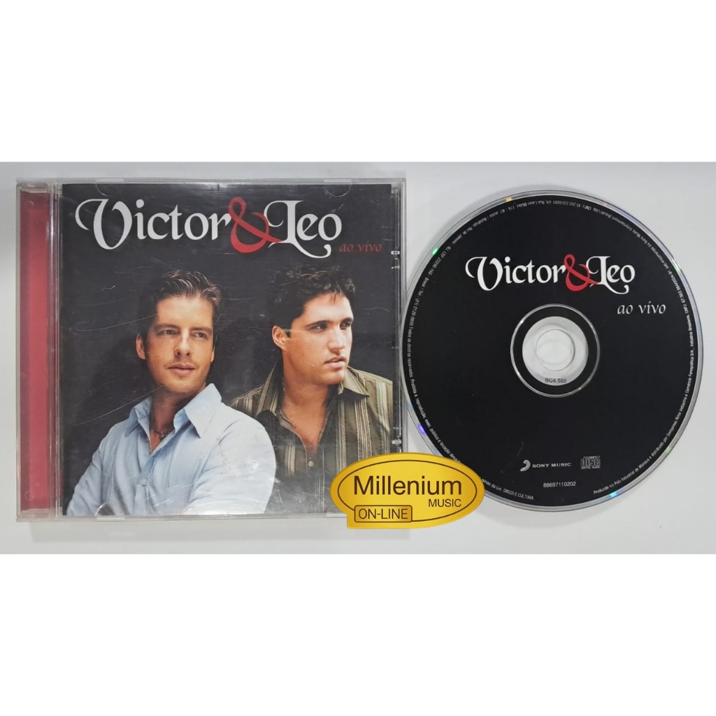 CD Victor & Leo  Victor & Leo Ao Vivo 2007 Original Gravadora Colecionador Ótimo Estado