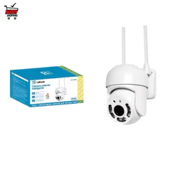 Câmera IP Externa Wi-Fi Full HD 1080p Branca Rotação 355° Prova D'água IP67 LB-CA244