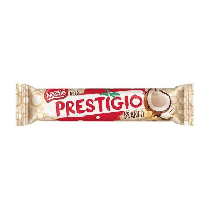 Chocolate NESTLE Prestígio Branco - Display com 30 unidades de 33g