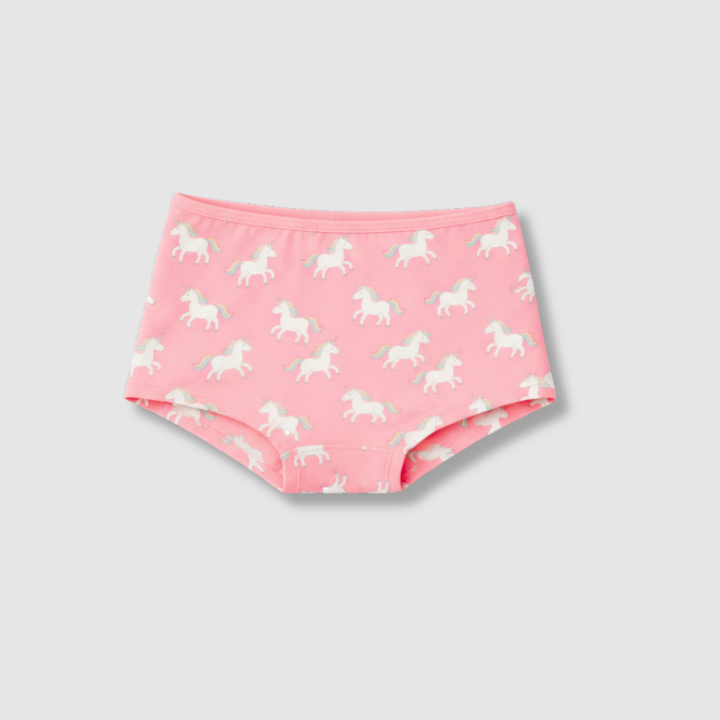 Calcinha Infantil Boxer Shortinho 100% Algodão Toque Suave Estampas Sortidas