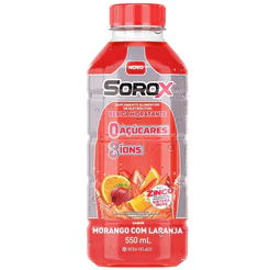 Bebida Hidrotônica Sorox Morango com Laranja 550ml