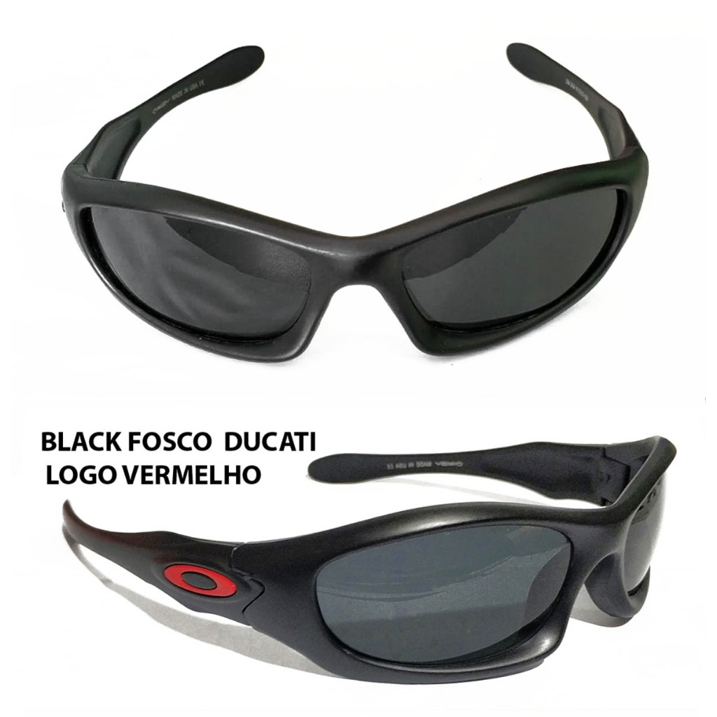 Oculos M Dog Preto Fosco lentes polarizadas com proteção uv uva 400