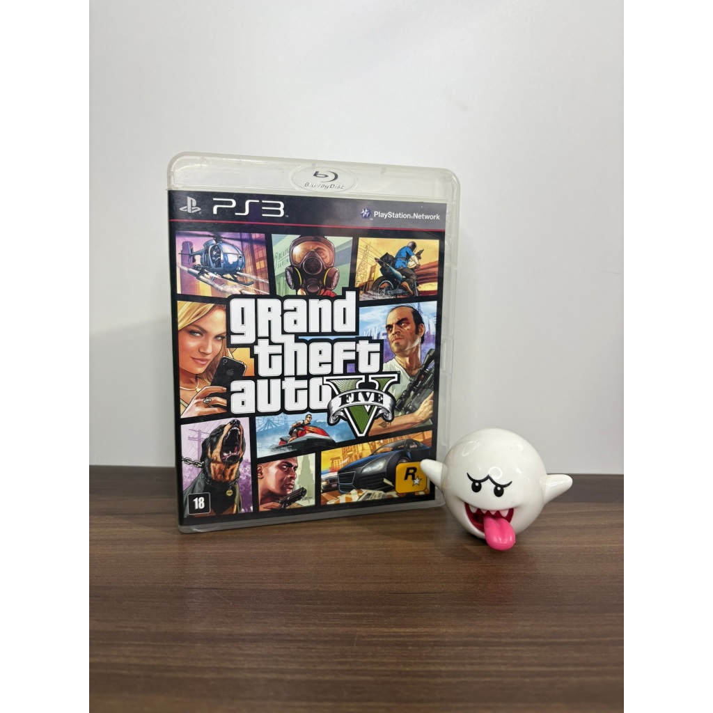 GTA 5 PS3 Original COM MAPA Midia Fisica