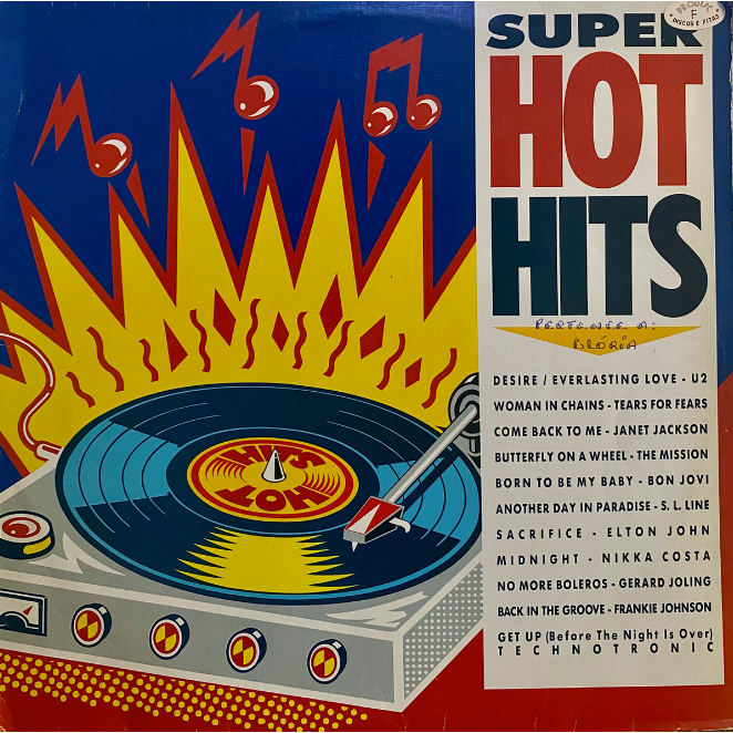 Lp Super Hot Hits - Tears For Fears, U2, Bon Jovi, Elton John, Nika Costa, The Mission