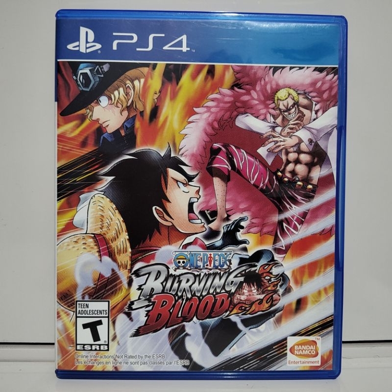 One Piece Burning Blood PS4 Original - Game Mídia Física - Jogo Playstation 4 Usado