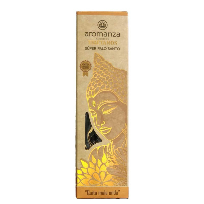 Incenso Tibetano Aromanza - Quita Mala Onda - Super Palo Santo