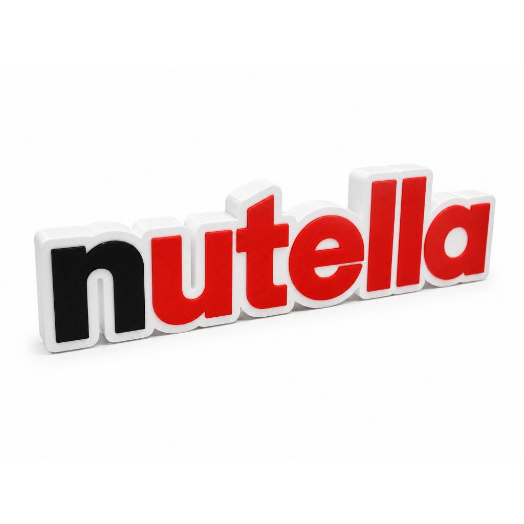 Letreiro Nutella Decorativo 3D Geek Cozinha Premium
