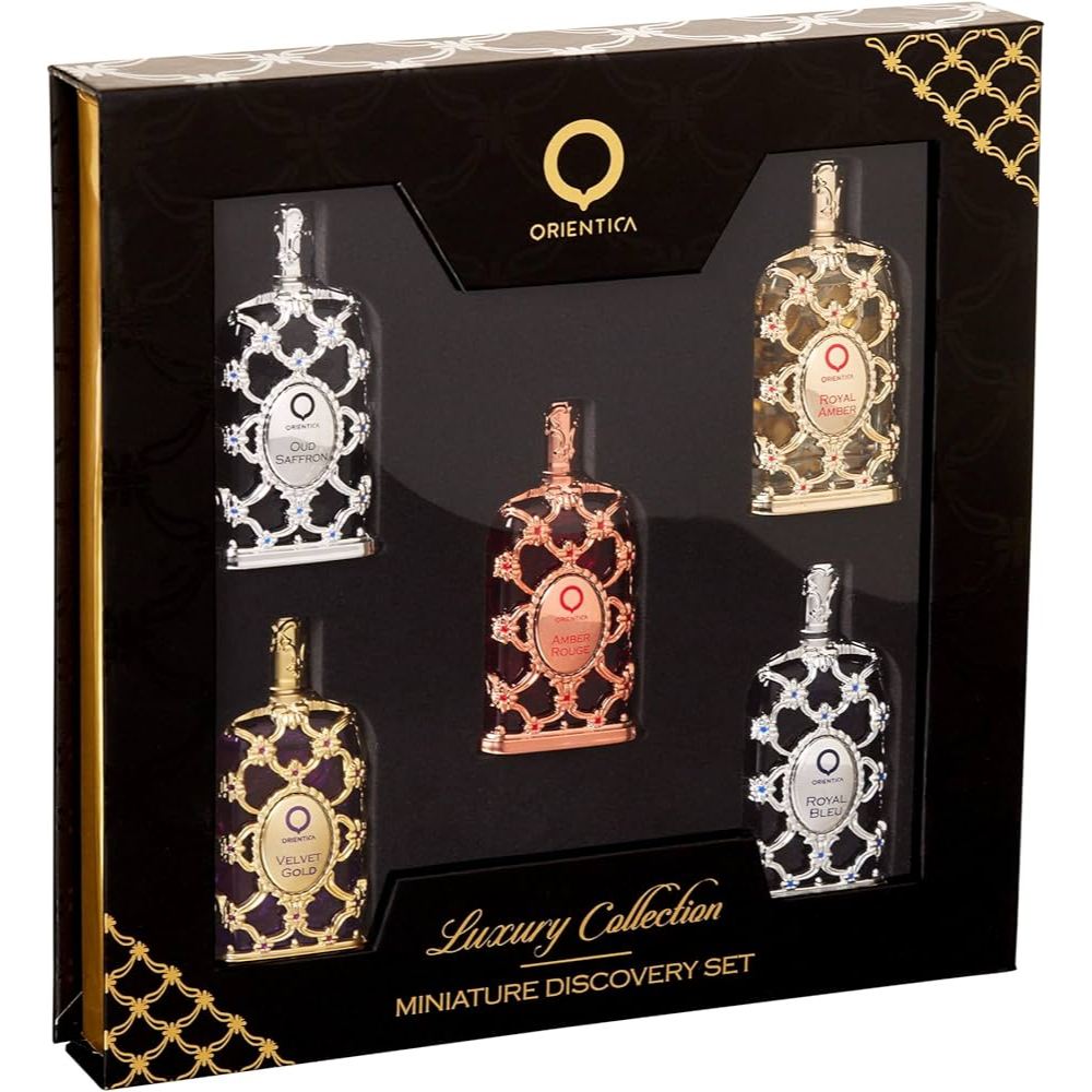 Kit Perfume Orientica Luxury Collection Miniatura 5 pcs EDP Unissex 7,5ml