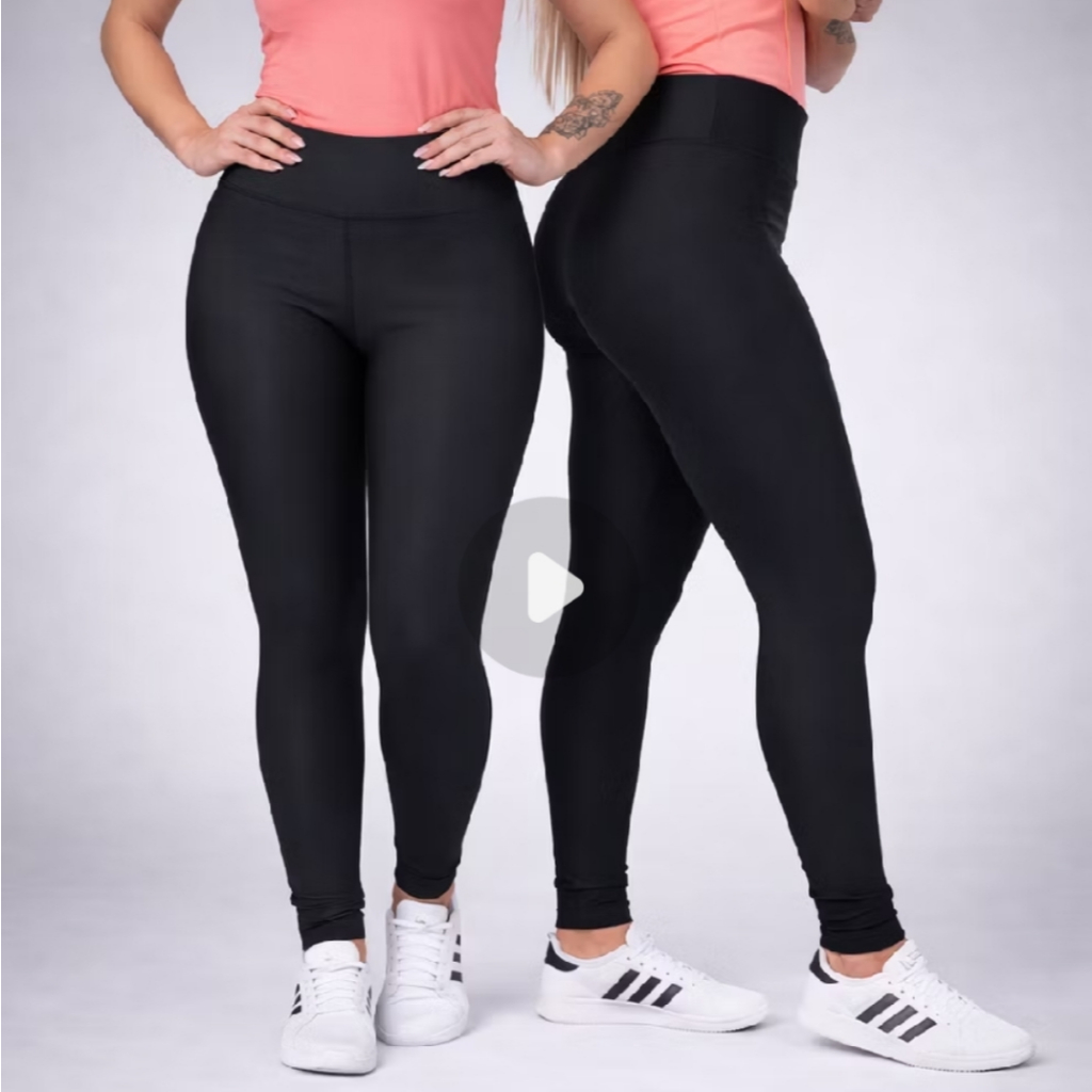 Legging Feminina Zero Transparência Academia Cintura Alta Modeladora Premium