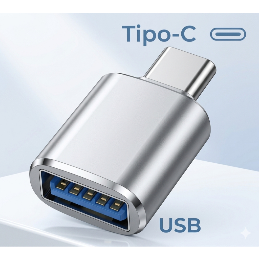 Adaptador Conector Tipo C para USB 3.1 OTG Conversor Macho USB-C Adaptador de Sincronização para  Dados