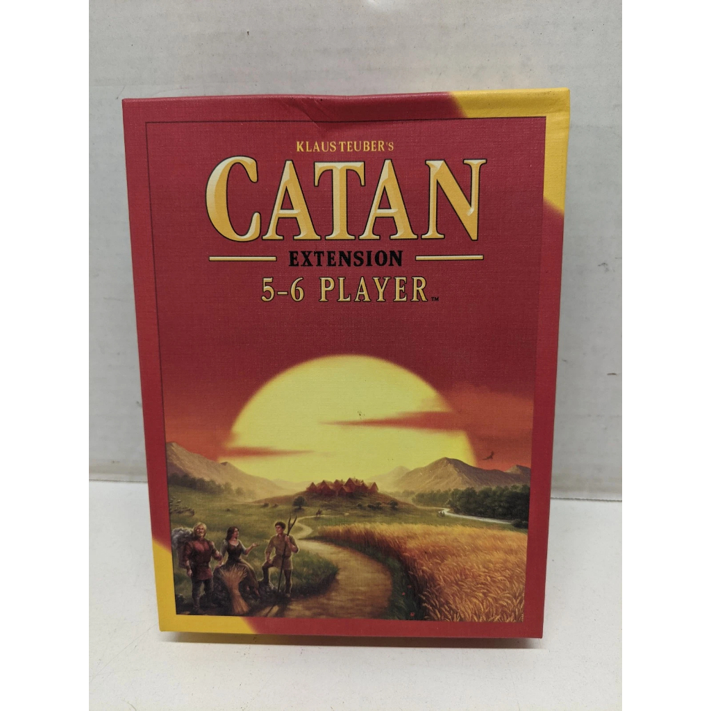 Klaus Teuber's Catan Game Extension 5-6 jogadores nova caixa aberta