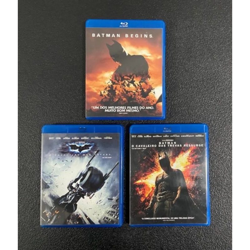 Trilogia Batman Blu Ray DC Antigo Coleção