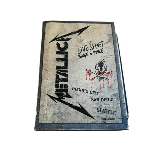 Box 3 cds + 2 dvds Metallica Live Shit: Binge and Purge