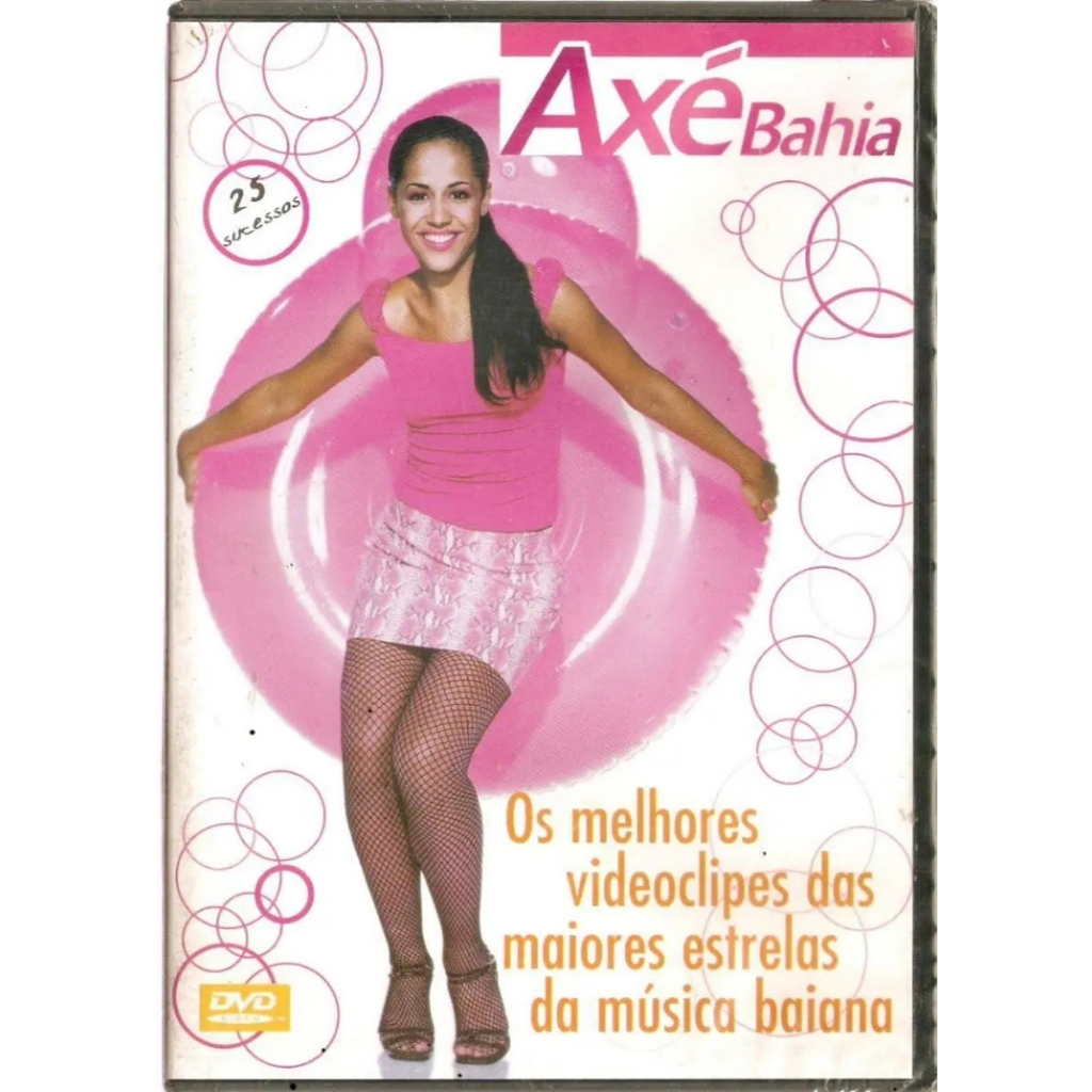 Usado: Axé Bahia Raro Dvd Original De Clipes Anos 90 A 2000 De Vários Artistas Da Época