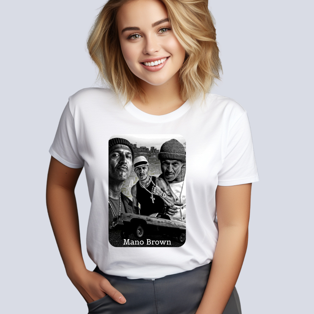 Camiseta Camisa Blusa Tshirt Racionais Mcs Rap Nacional Hip Hop Mano Brown ModaFeminina