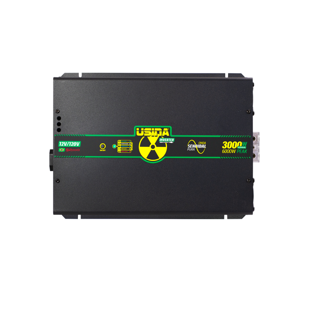 Inversor Usina Connect 3000W 12V 120V Senoidal Pura Pico 6000W