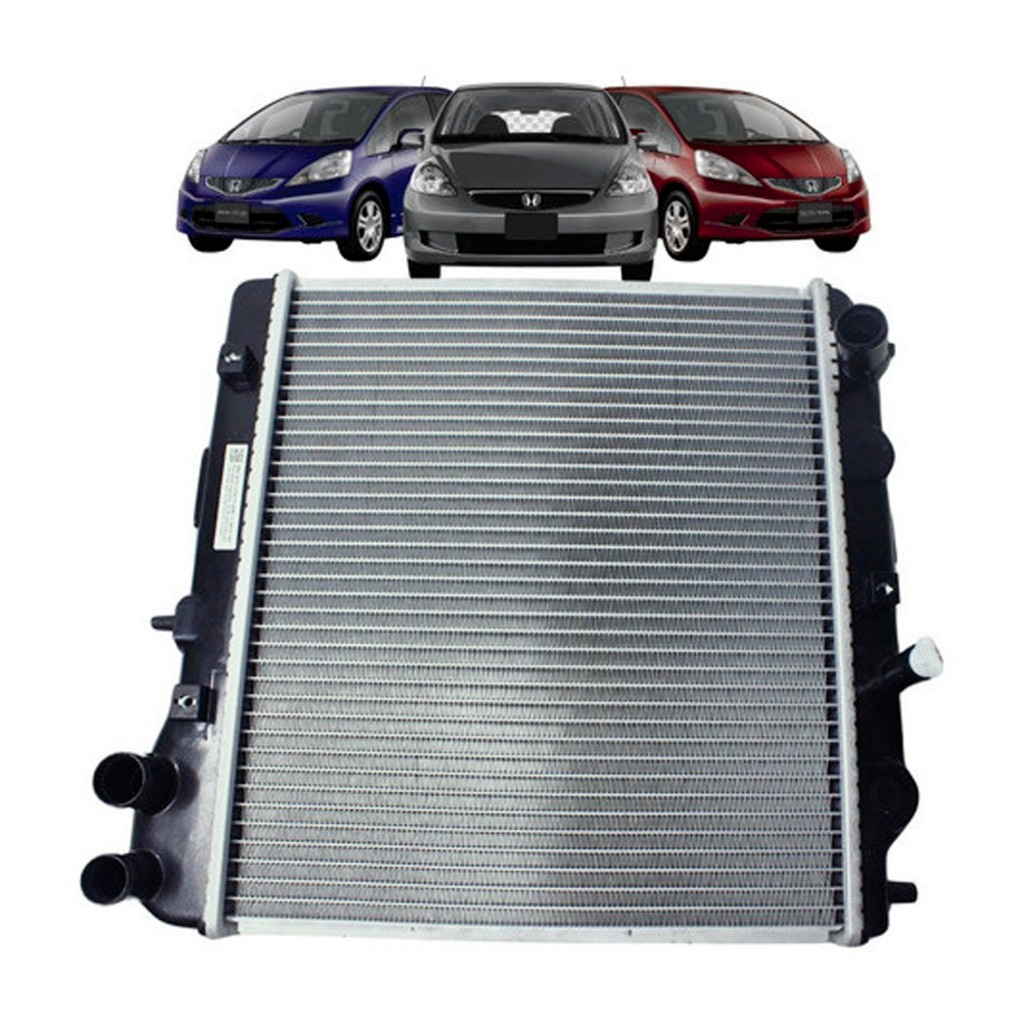 Radiador De Água Honda Fit 2004 2005 2006 2007 2008 Manual