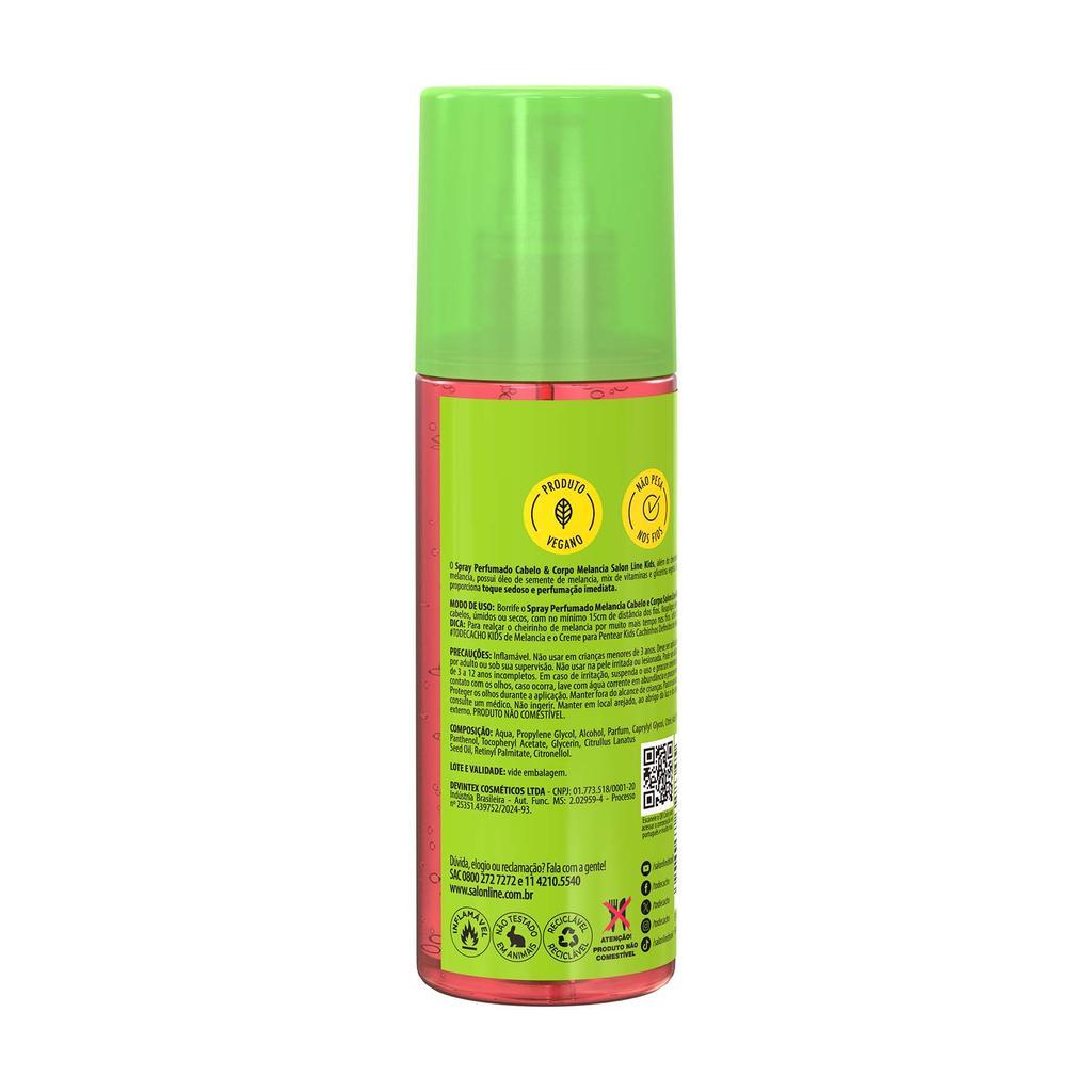 Kit Meu Liso Kids Melancia com Shampoo + Condicionador e Spray Perfumado — imagem 2 de 2
