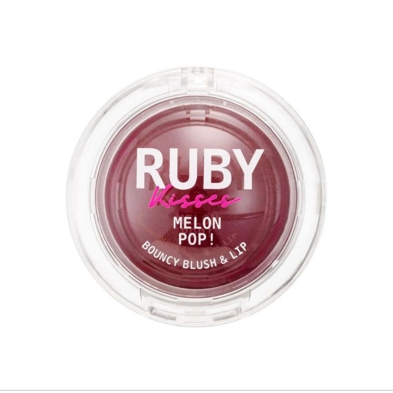 Blush & Lip Bouncy Melon Pop - Ruby Kisses, cor Wine Pop