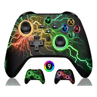Controle Bluetooth Knup KP-GM032 RGB Gamer Multifuncional Android iOS PC Nintendo Switch Sem Fio Preto