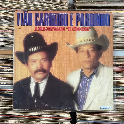 LP VINIL TIÃO CARREIRO E PARDINHO - A MAJESTADE "O PAGODE" - 1988