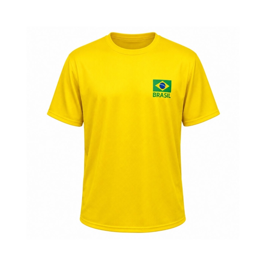 CAMISETA DO BRASIL MASCULINA - DRYFIT